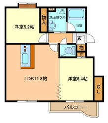 ブリックス清水沼の物件間取画像